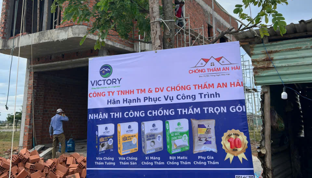 Quy trình thi công chống thấm sàn bê tông bằng Victory tại Bắc Ninh